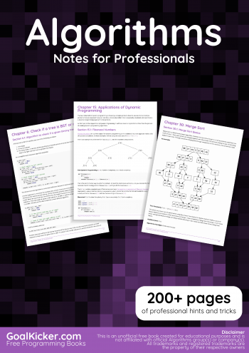 Algorithms Notes For Professionals