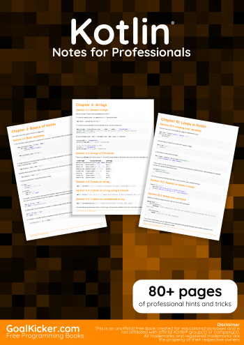 Kotlin Notes for Professionals