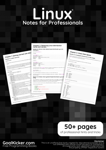 Linux Notes for Professionals