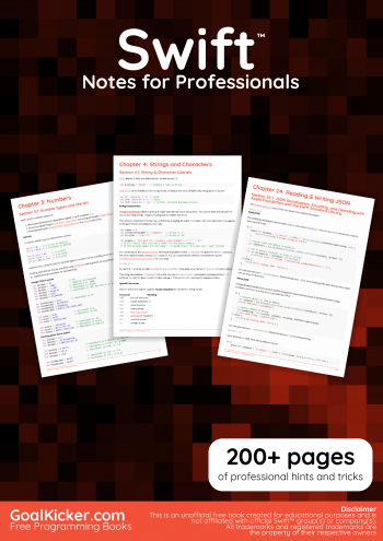 Swift Notes for Professionals